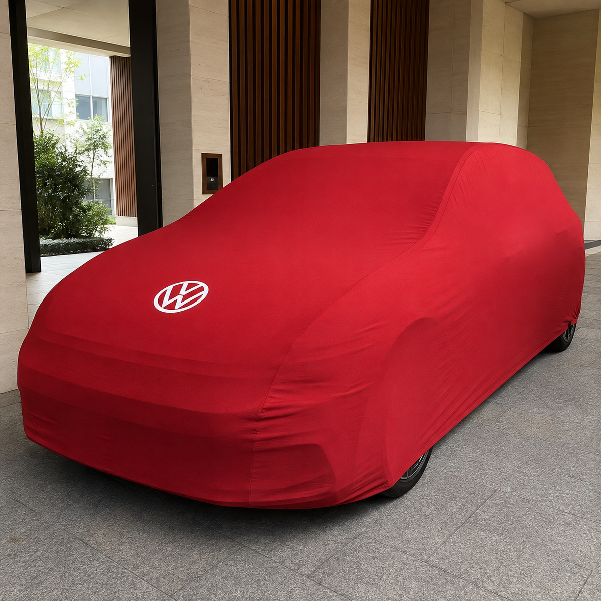 Volkswagen car cover red
